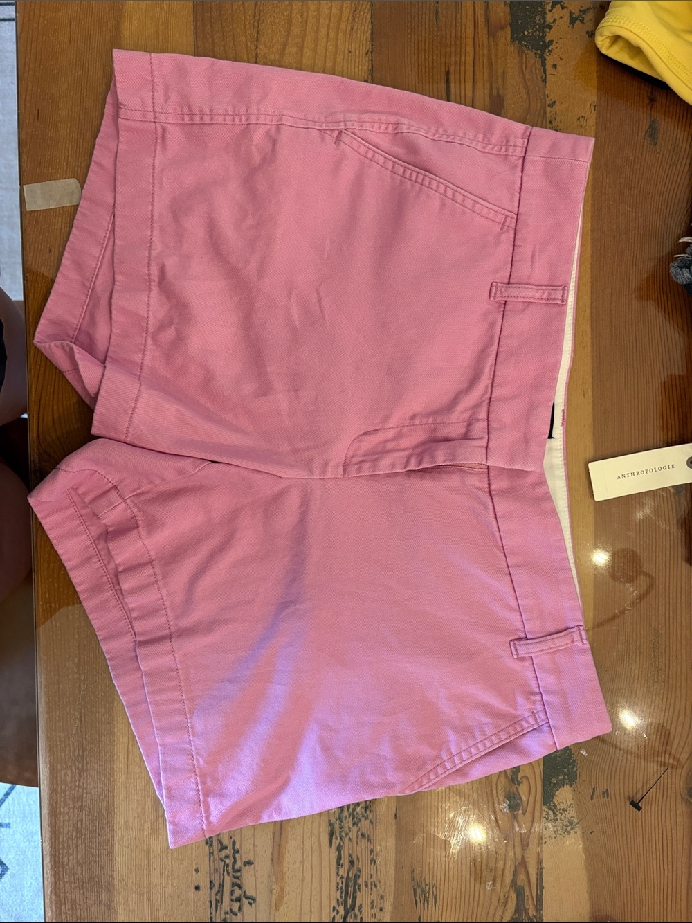 J. Crew Factory Pink Cotton Bermuda Shorts